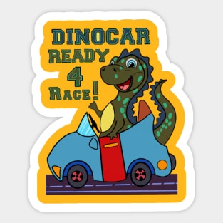 Dinocar ready for race! Sticker